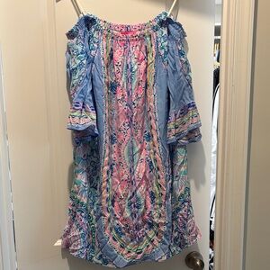 Lilly Pulitzer Multicolor Off-Shoulder Dress